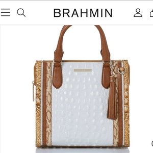 Brahmin Caroline Satchel Dune Alamosa
